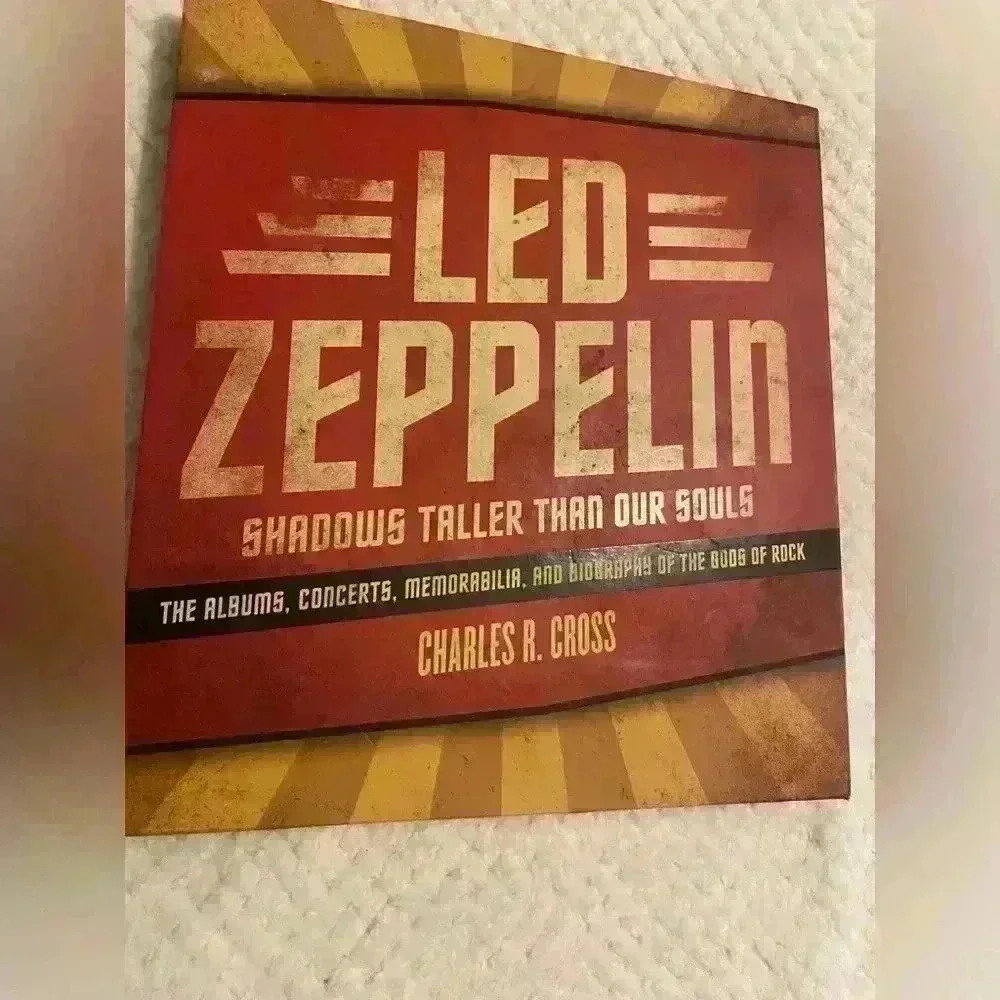 Led Zeppelin “Shadows Taller Than Our Souls”Hardcover Book EUC